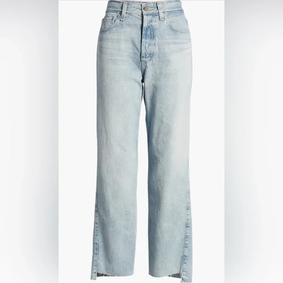 AG Twisted Alexxis High Rise Vintage Fit Straight Jeans in Sphinx Wash, Size 29 - Picture 5 of 13